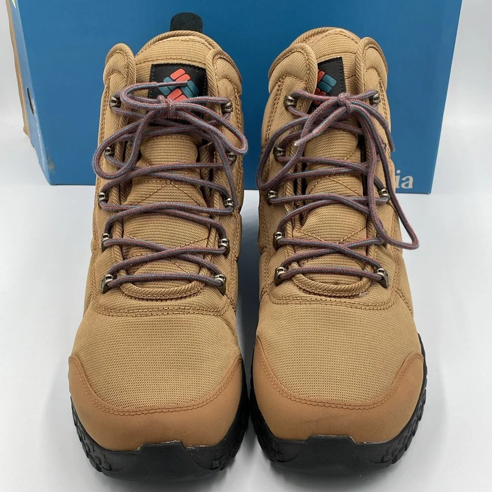 Columbia Men's 11.5 Fairbanks High Omni-Heat Boot Elk Rusty Tan Waterproof